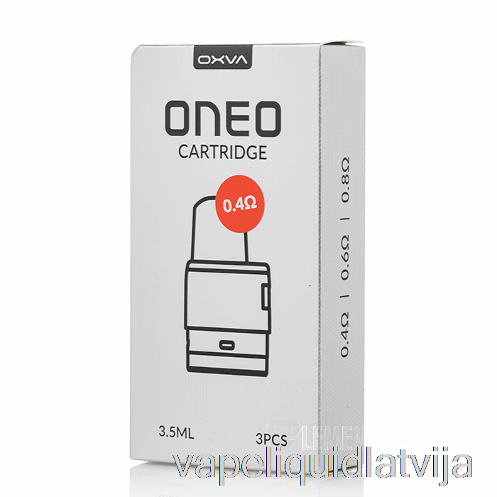 Oxva Oneo Nomaiņas Pods 0.4ohm Oneo Pods Vape šķidrums